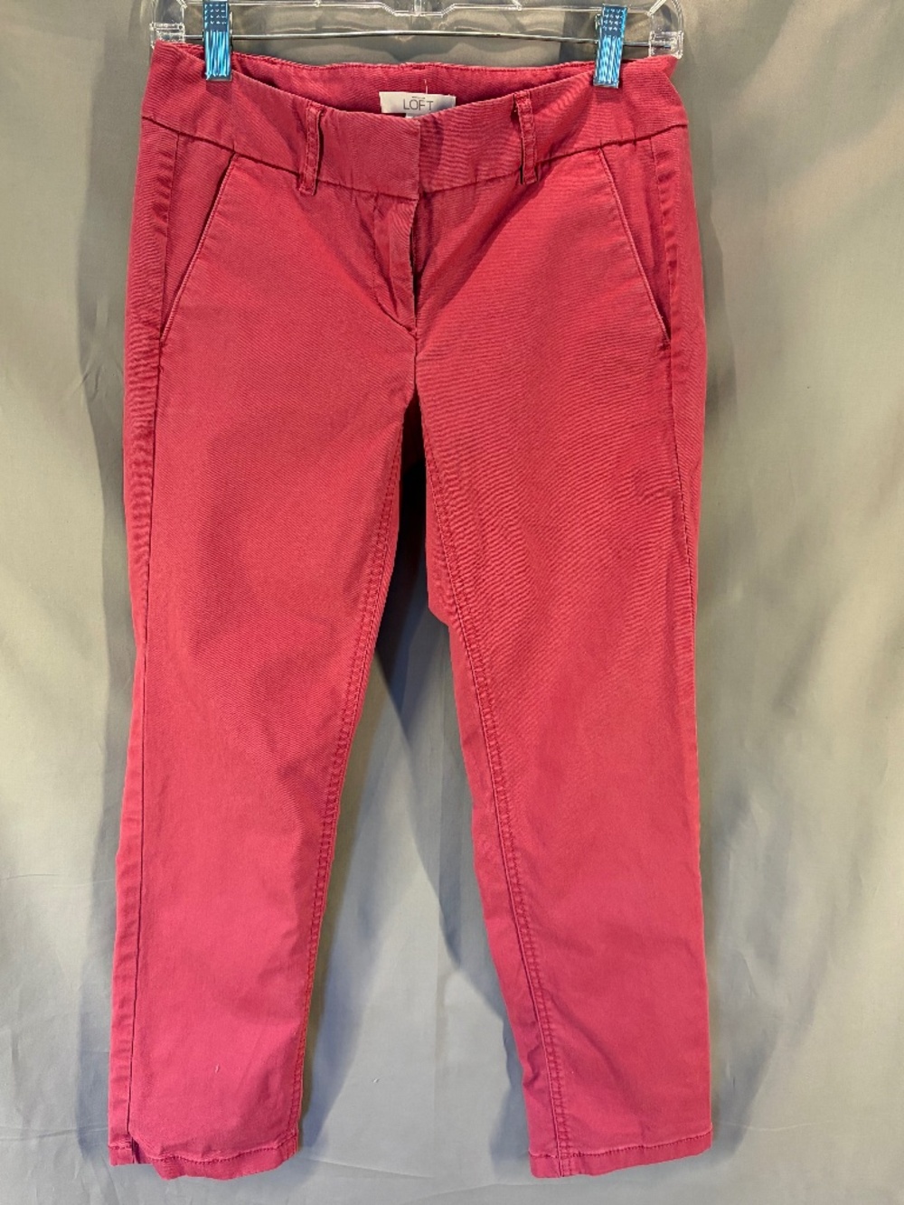 LOFT Marisa pants, Red color Size 2P